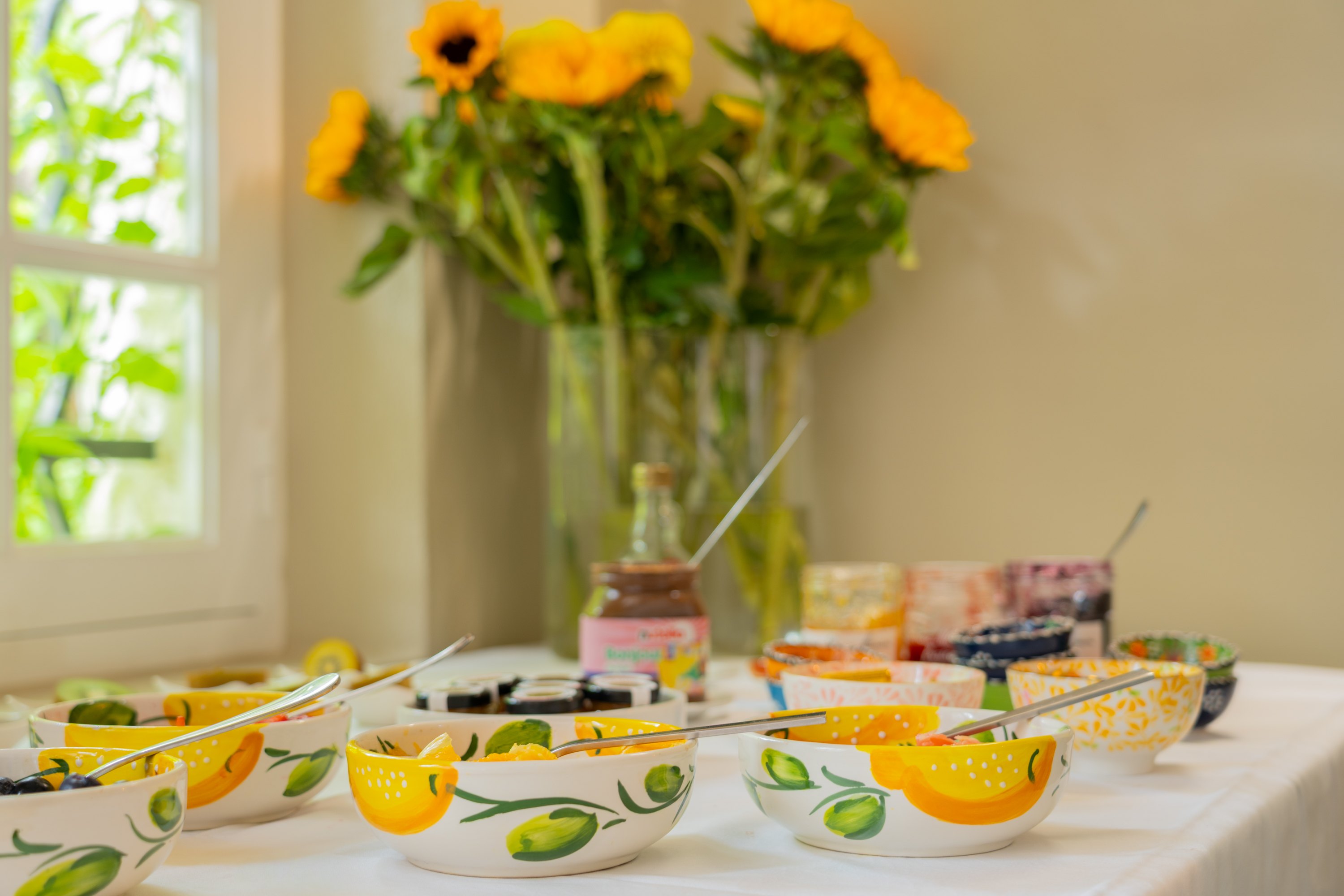 Breakfast table